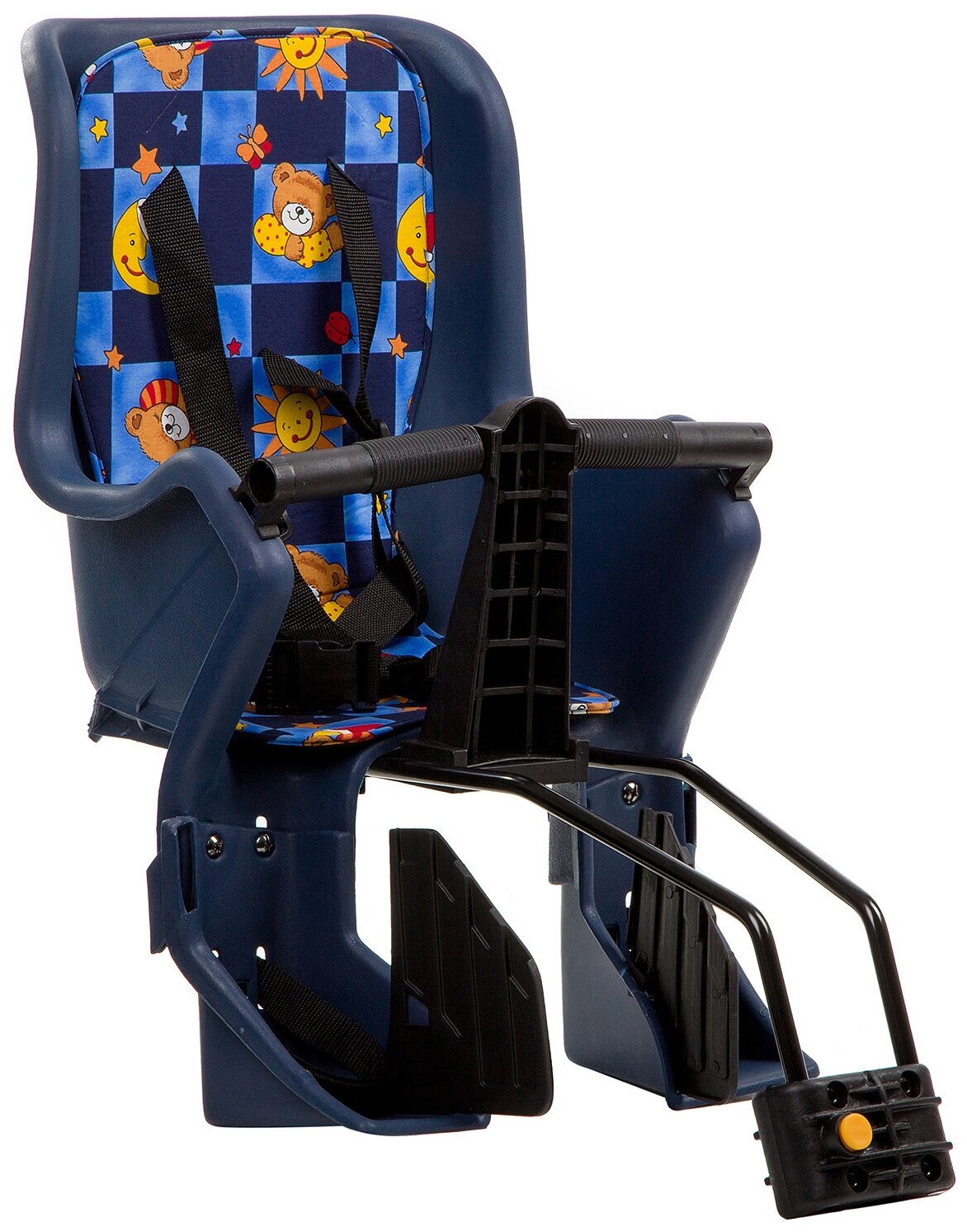 Кресло детское заднее GH-029LG (Кресло детское заднее GH-029LG синее с разноцветным текстилем)