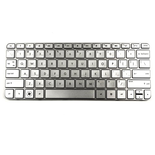 Клавиатура для HP Mini 210-2000 серебристая p/n: NM1, SN5103, 633476-251, 653855-251, 658517-251 laptop dc power input jack in cable for compaq mini cq10 hp mini 1103 210 622329 001 350710200 600 g