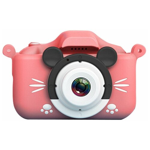 Фотоаппарат Childrens Fun в мультяшном дизайне Микки Мауса /Детская цифровая камера /Розовый