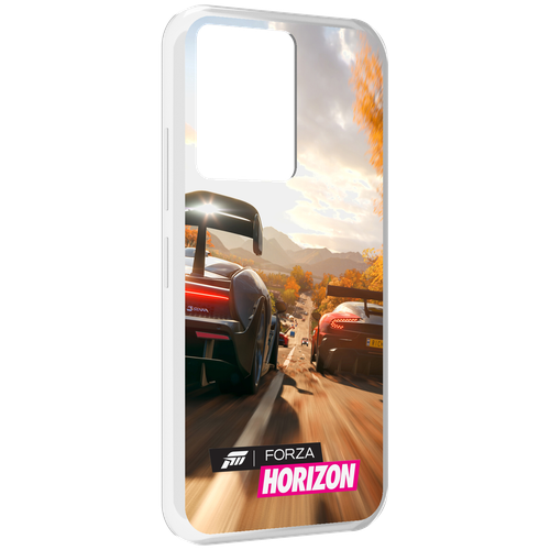 чехол mypads forza horizon для ulefone note 13p задняя панель накладка бампер Чехол MyPads Forza Horizon для Infinix Note 12 5G X671 / Note 12 Pro 5G задняя-панель-накладка-бампер