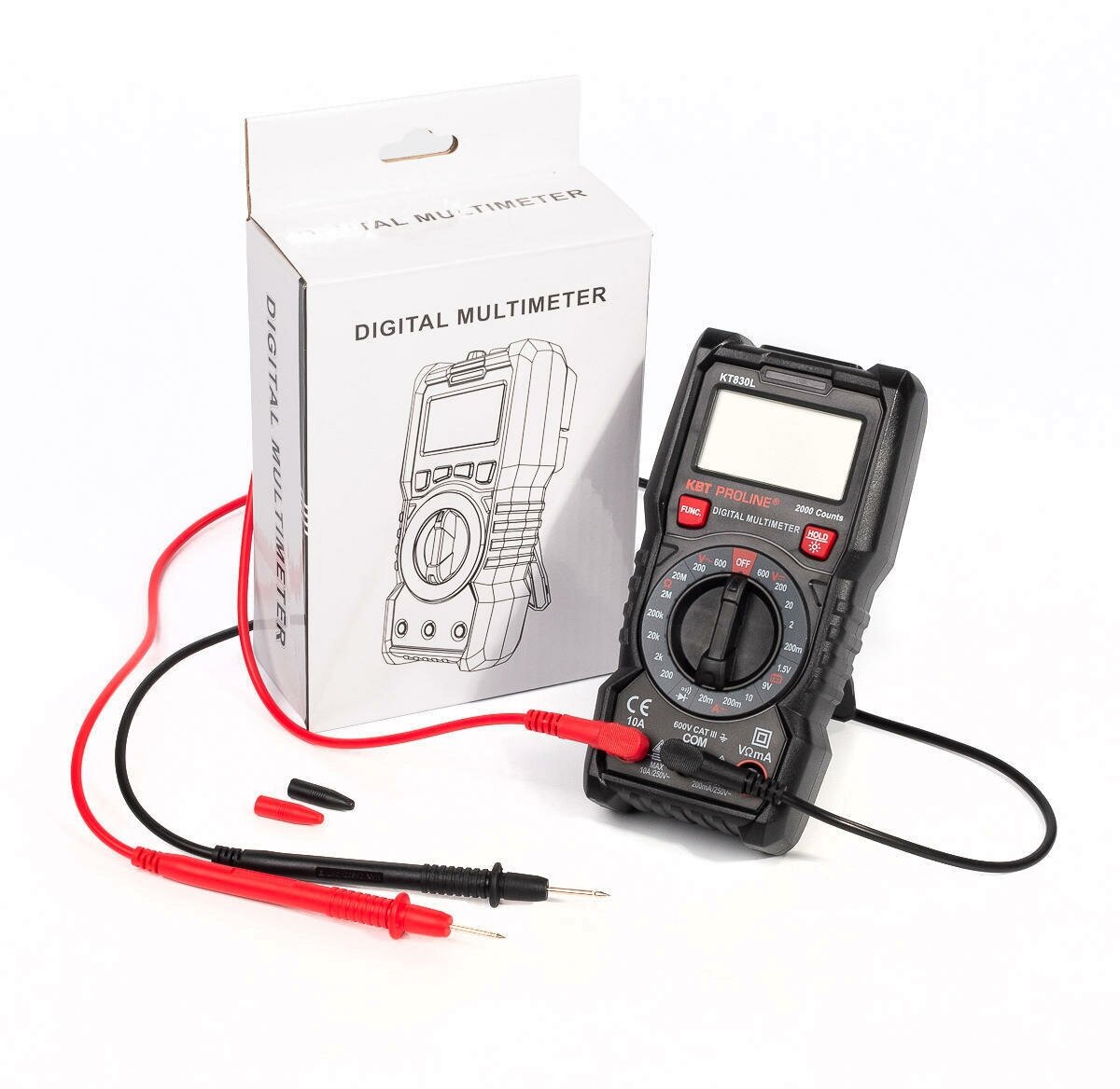 Мультиметр цифровой KT 830L «PROLINE» КВТ 79127 — фото 1