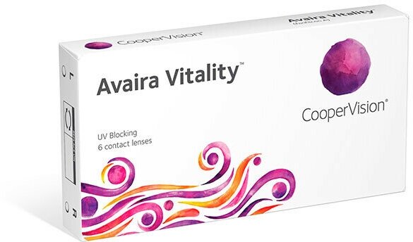 Avaira Vitality 6 линз В упаковке 6 штук Оптическая сила 4.5 Радиус кривизны 8.4