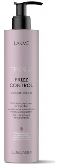 Кондиционер для непослушных или вьющихся волос Lakme Teknia Frizz Control Conditioner Дисциплинирующий, 300 мл