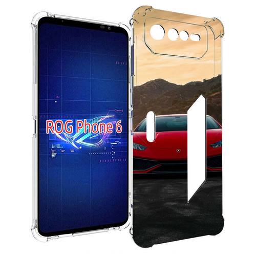 Чехол MyPads lamborghini ламборгини 1 мужской для Asus ROG Phone 6 задняя-панель-накладка-бампер