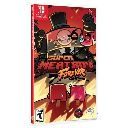 Игра для Nintendo Switch Super Meat Boy Forever георгина оранж наггет