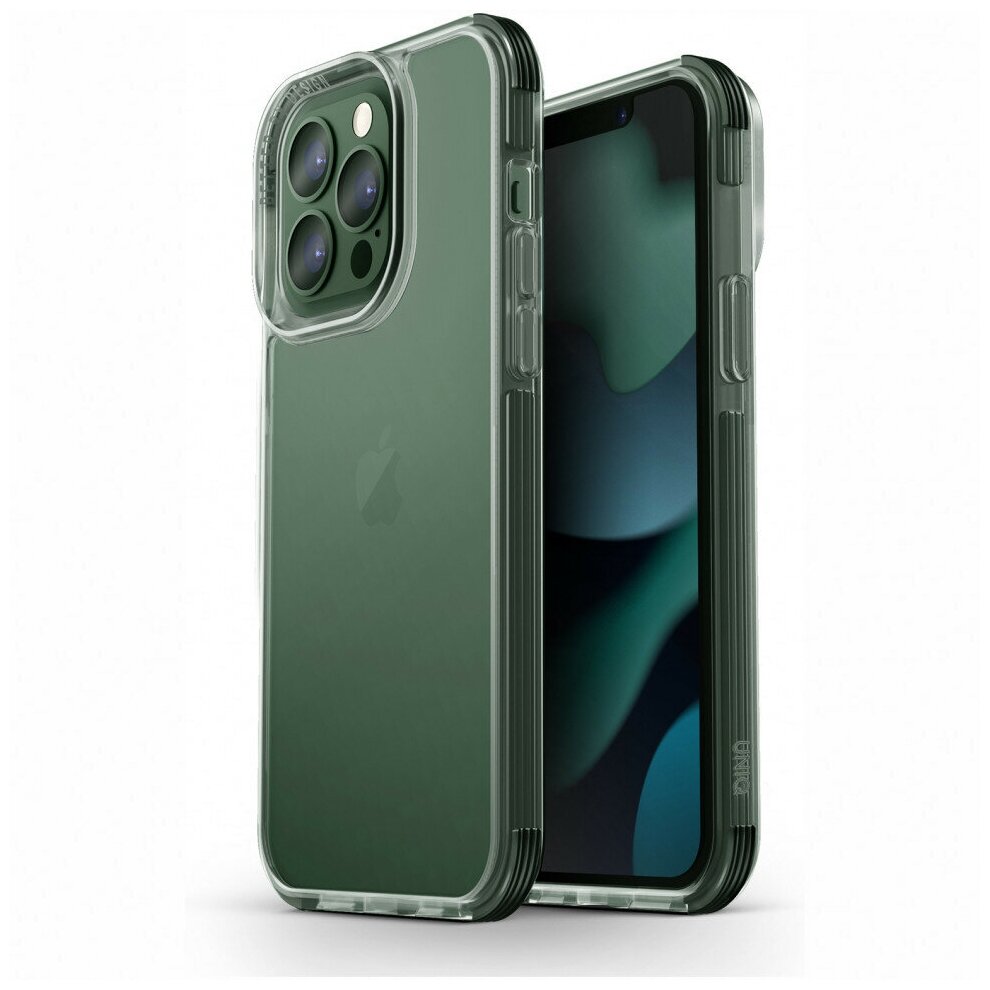 Uniq для iPhone 13 Pro чехол Combat Green