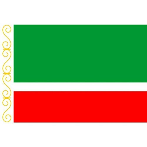 Флаг Чечни. Размер 135x90 см.