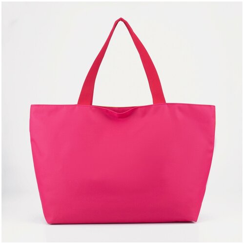 фото 6910а п-600 сумка пляжная bagamas, 57*12*40, отдел на молнии, салат/розов/малин 3362318 зфтс