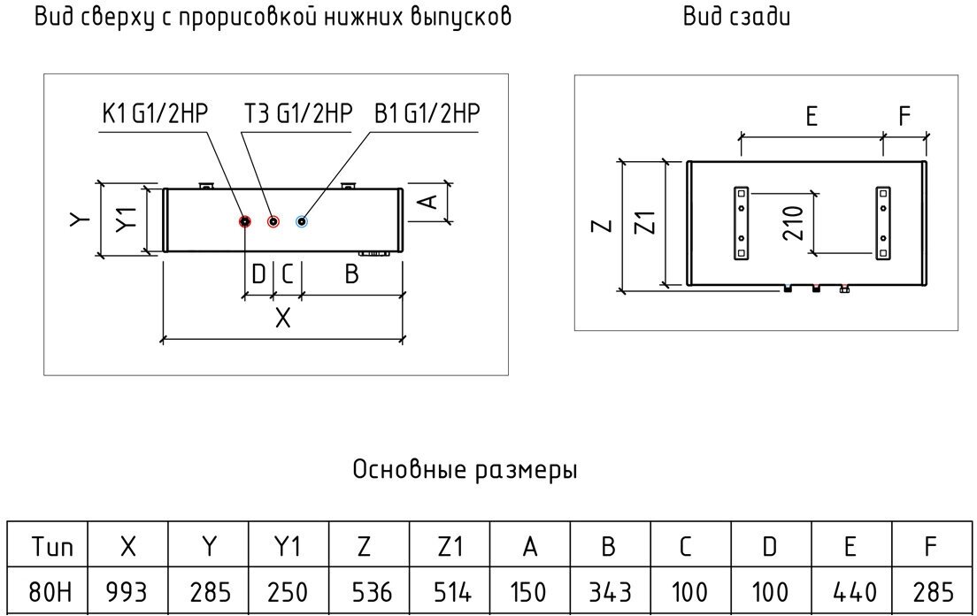 Аккумуляционный электрический водонагреватель Термекс Thermex - фото №16