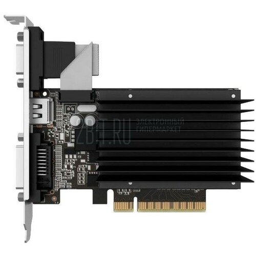 Видеокарта Palit NVIDIA GeForce GT 710 PA-GT710-2GD3H 2ГБ DDR3 Ret neat7100hd46-2080h 878000₽