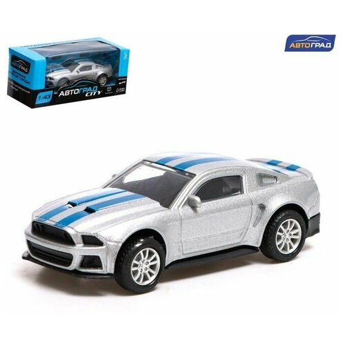 Машина металлическая Спорт инерционная масштаб 143 цвет серый 715₽