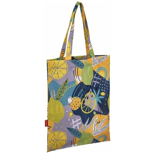 Сумка шоппер ErichKrause, мультиколор, желтый сумки для мамы erichkrause сумка шоппер lemon tree 10l 40x32 см