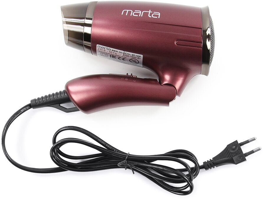 MARTA MT-1438 бордовый гранат фен