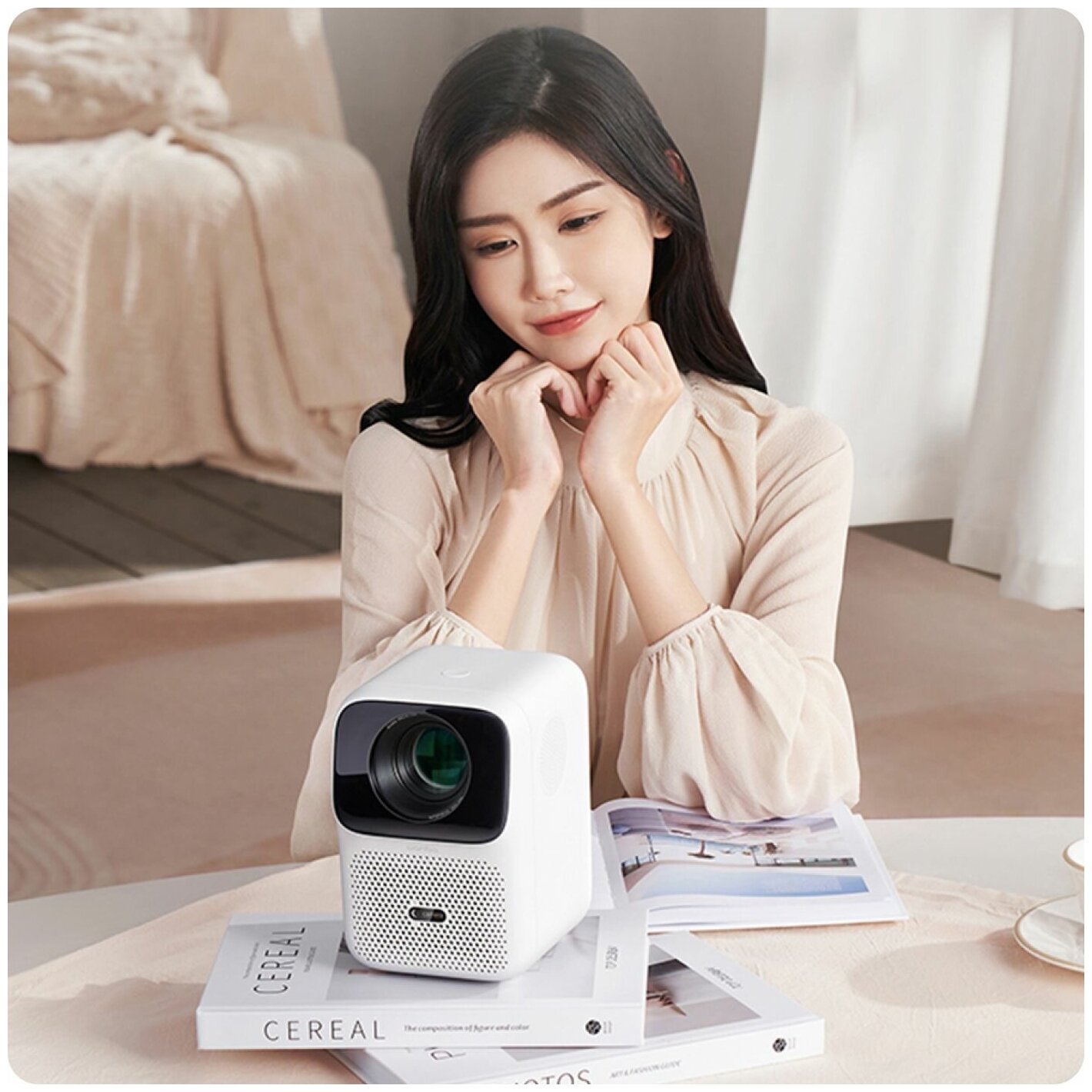 Портативный проектор Xiaomi Wanbo Projector T4 - фото №9