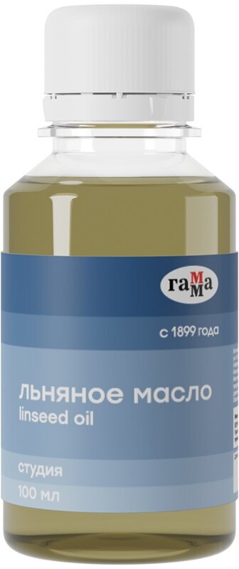 Масло льняное Гамма "Студия", 100мл, 30 уп. (909220)