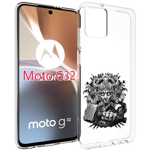 Чехол MyPads злой тор для Motorola Moto G32 задняя-панель-накладка-бампер чехол mypads тор абстракция для motorola moto g32 задняя панель накладка бампер