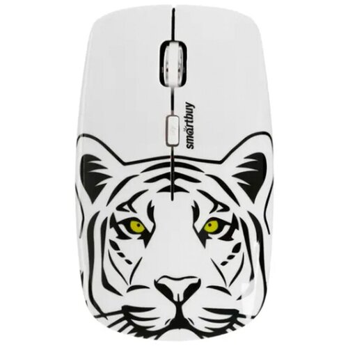 Мышь беспроводная SmartBuy 327AG-T2-FC оптическая цвет белый рисунок 69400₽