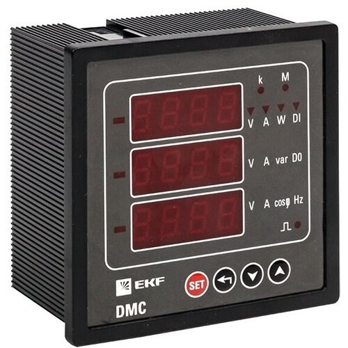 Прибор комбинированный цифровой измерительный DMC на панель 96х96 (квадратный вырез) PROxima EKF DMC-963 прибор комбинированный цифровой измерительный dmc на панель 96х96 квадратный вырез proxima ekf dmc 963