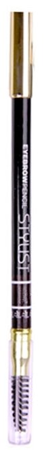 Карандаш для бровей с щеточкой Triumph Eyebrow Pencil Stylist 202 русый - фотография № 4