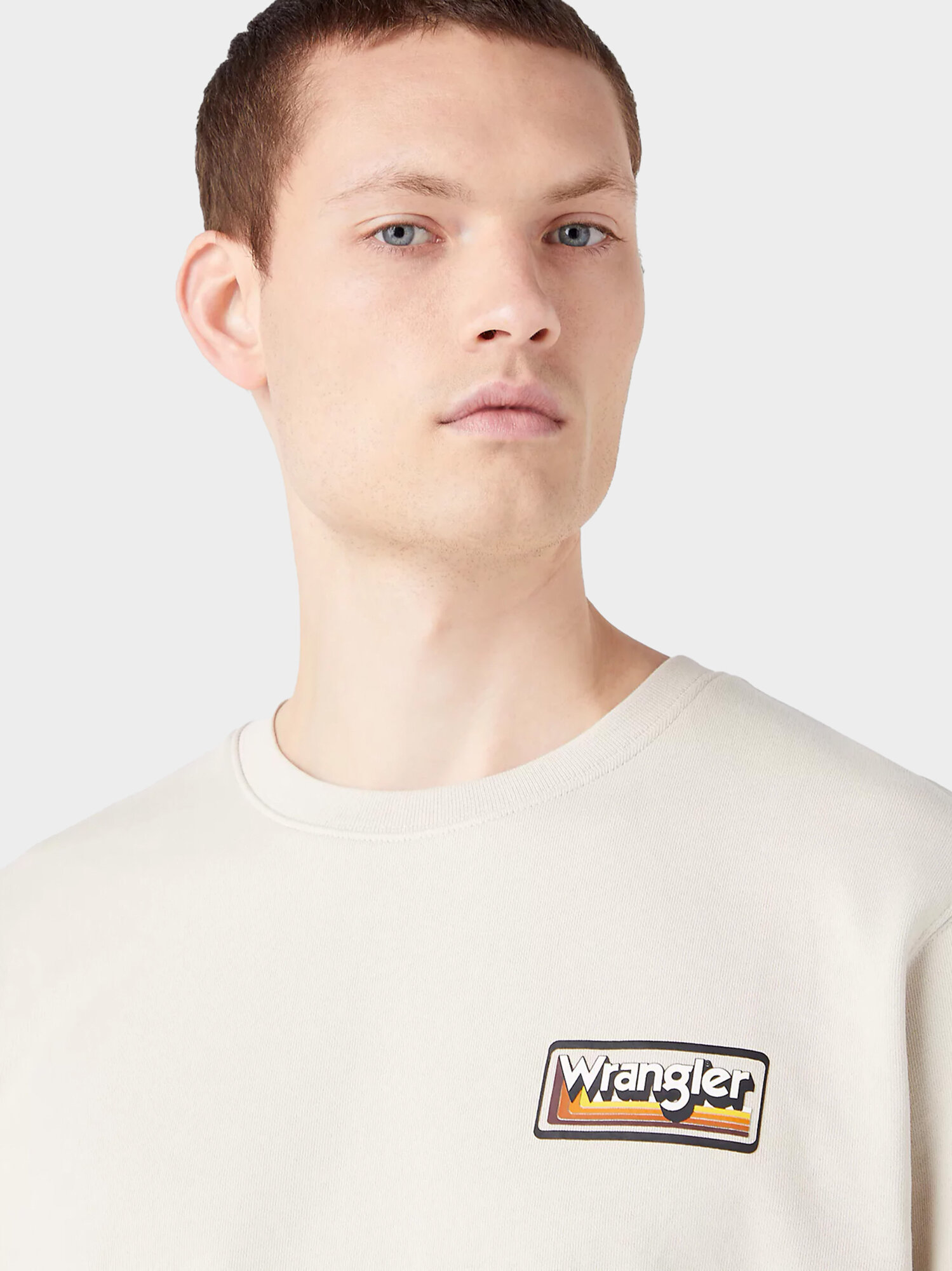 Свитшот Wrangler, размер S, , белый — фото 1