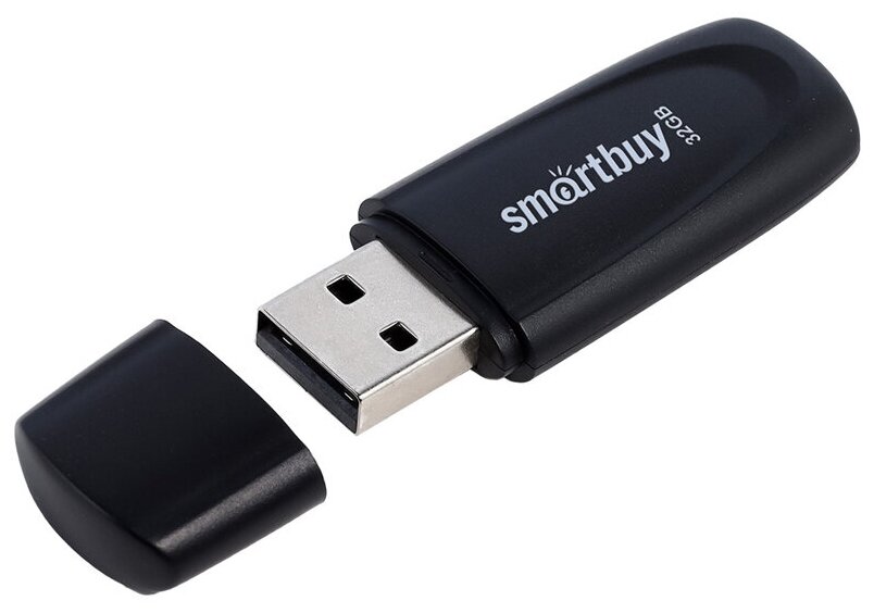 Память Smart Buy "Scout" 32GB, USB 2.0 Flash Drive, черный