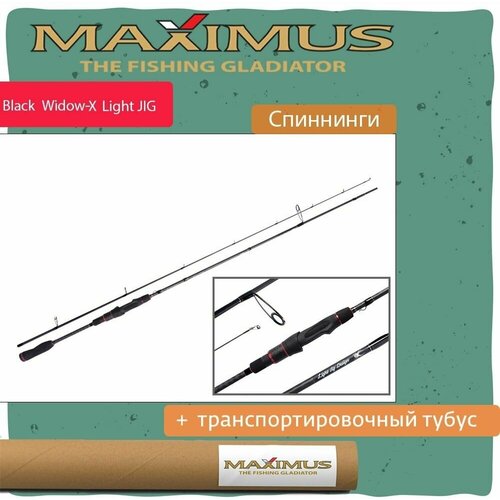 Спиннинг Maximus BLACK WIDOW -X Light Jig 20L 2,0m 4-13g (MJSSBW20L)