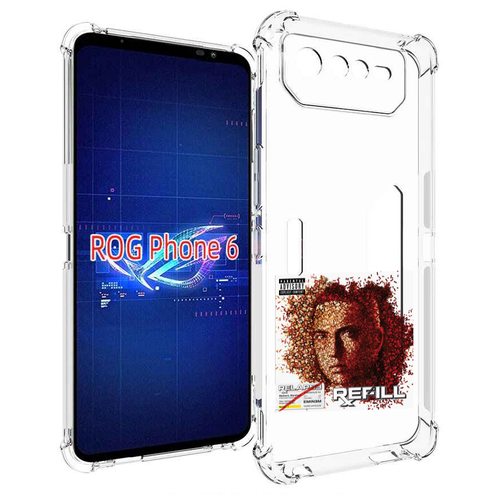 Чехол MyPads Eminem RELAPSE, REFILL для Asus ROG Phone 6 задняя-панель-накладка-бампер