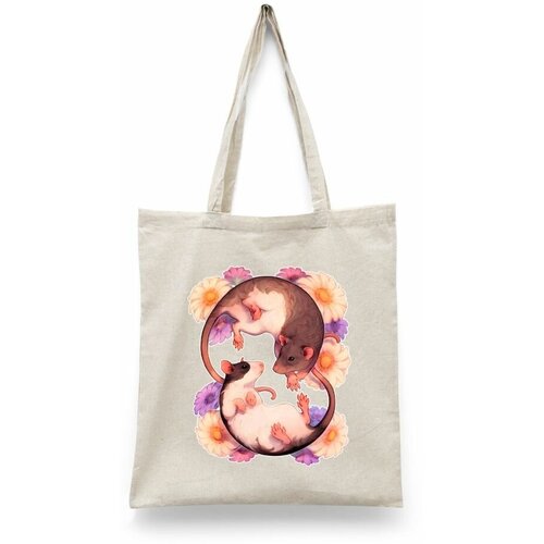 фото Сумка шоппер каждому своё, бежевый