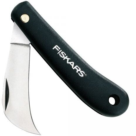 Нож садовый FISKARS K62, черный