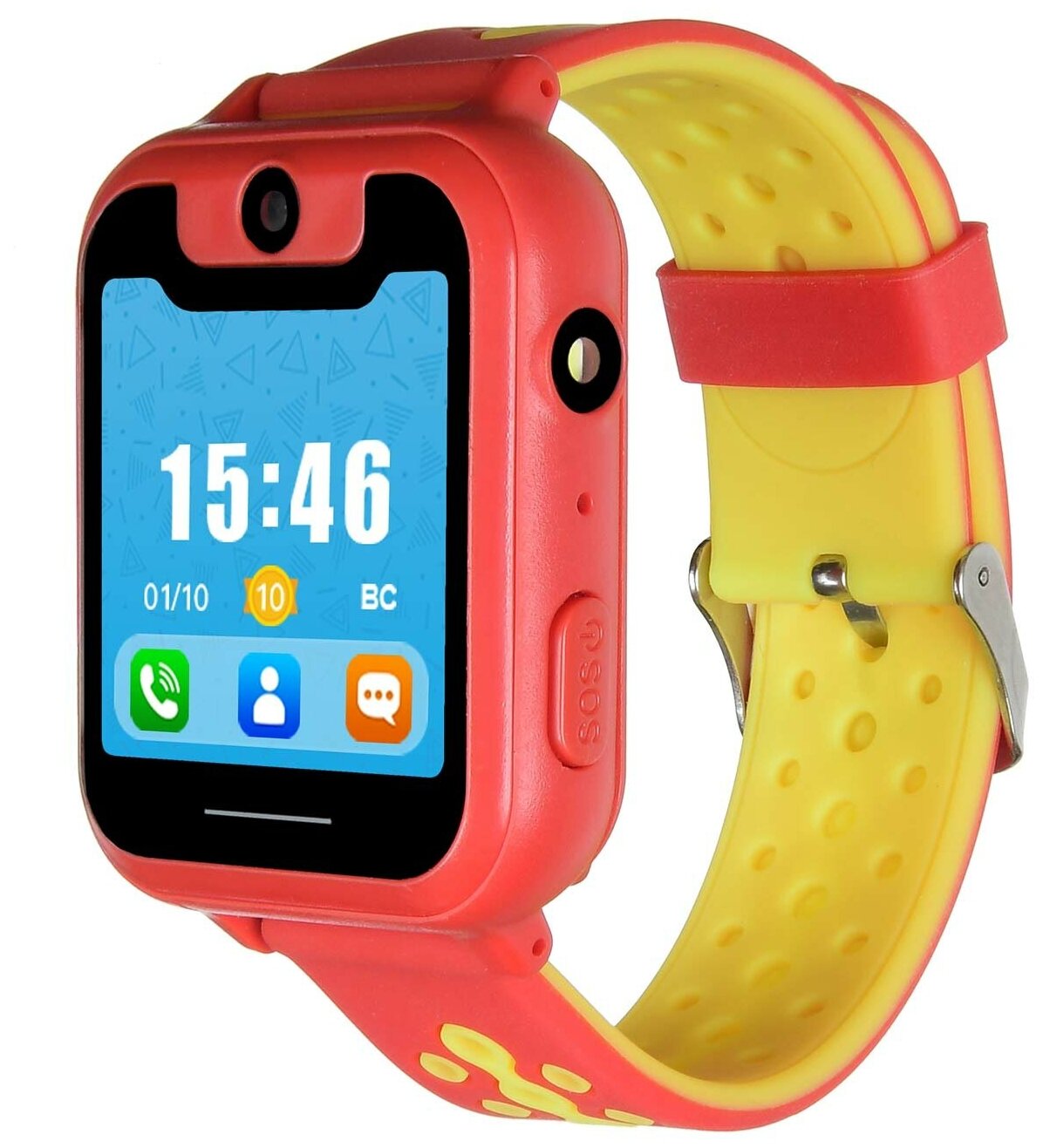 Часы с GPS трекером Digma Kid K7m Red/Yellow