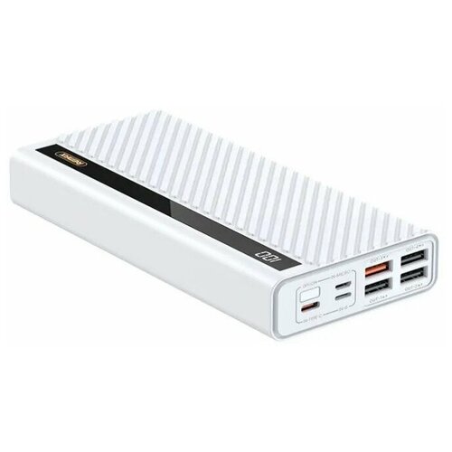 Внешний аккумулятор Remax 30000 RPP-197 белый 225W 241000₽