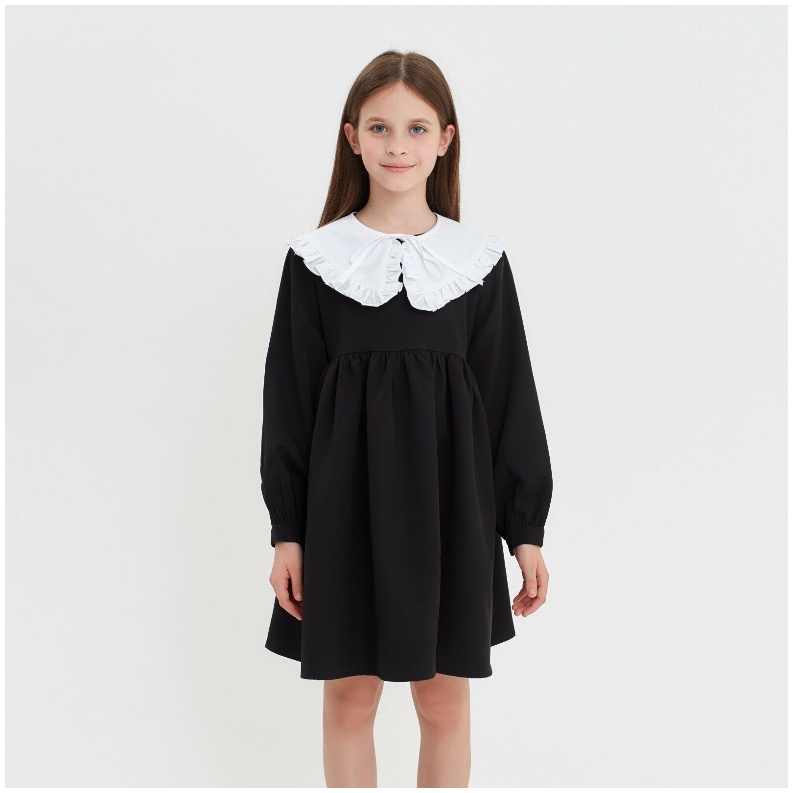 Платье для девочки MINAKU цвет чёрный рост 122 см 7869501