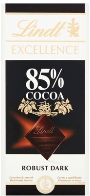 Шоколад горький 85% Cocoa (Какао) ТМ Lindt (Линдт)