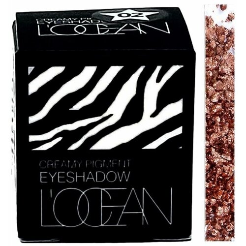 L’ocean Кремовые пигментные тени / Creamy Pigment Eye Shadow #16 Anna Burgundy, 1,8 г