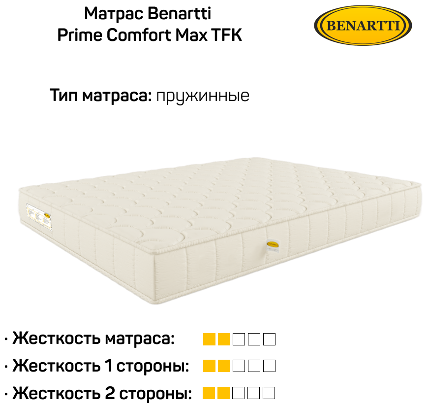 Матрас Benartti Prime Comfort Max TFK 120x190 - фотография № 10