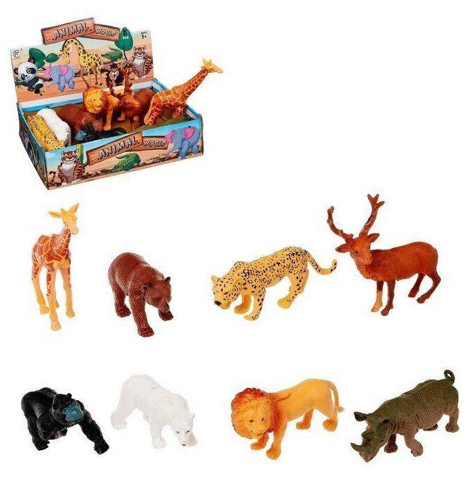 фото Фигурка животного «Дикий зверь», микс