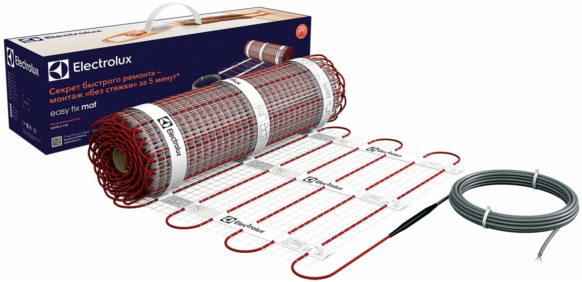 Комплект теплого пола Electrolux EEFM 2-180-4 с терморегулятором - фотография № 9