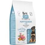 Сухой корм для щенков крупных пород Brit Care Dog Puppy&Junior L Healthy Growth , с индейкой и ягненком - изображение