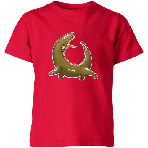 Футболка Us Basic, размер 4, красный мужская футболка крокодил кто угодно может быть единорогом s синий