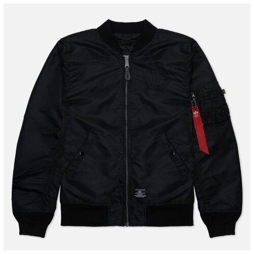 Мужская куртка бомбер Alpha Industries L-2B Bloodchit Gen II Flight чёрный, Размер L