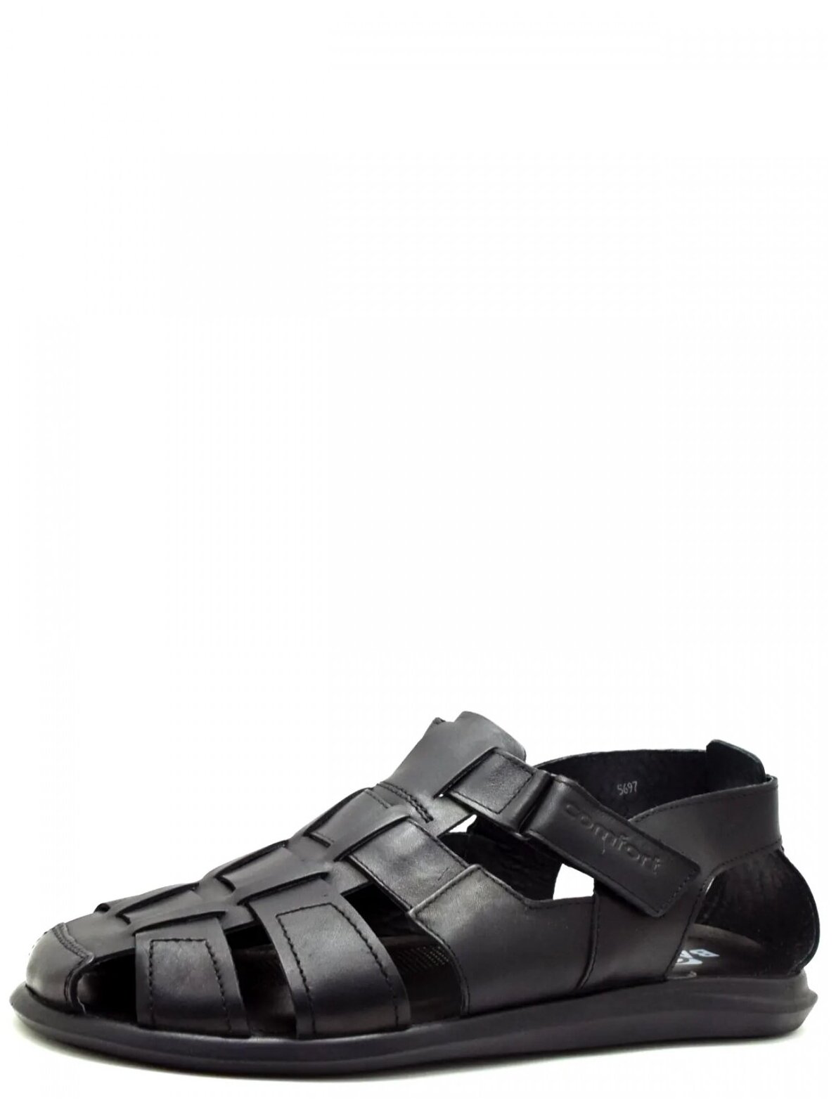 Fidgi 22D5697L/46V мужские сандали черный натуральная кожа