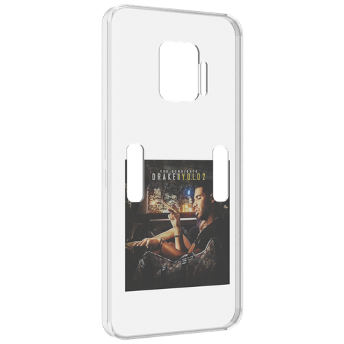Чехол MyPads Drake - You Only Live Once 2 для ZTE Nubia Red Magic 7 Pro задняя-панель-накладка-бампер