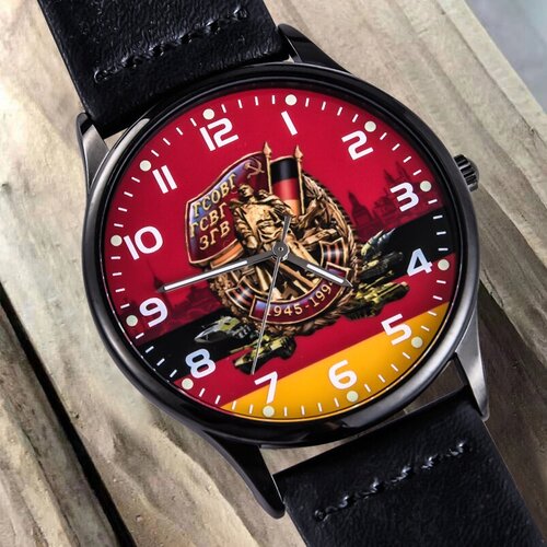 Наручные часы ВОЕНПРО, черный наручные часы командирские часы с символикой вдв синий