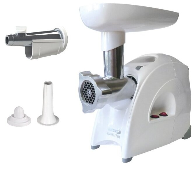 Мясорубка аксион М641.04 белый