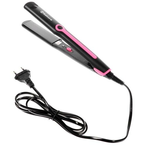 Выпрямитель Sakura SA-4516P 35 Вт тефлоновое покрытие 90х27 мм 200С розовый 193300₽