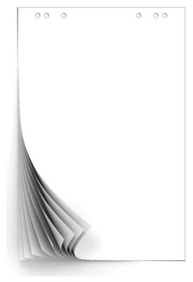 Бумага для флипчартов Attache 67.5х98 см белая 10 листов (80 г/кв. м) 445519