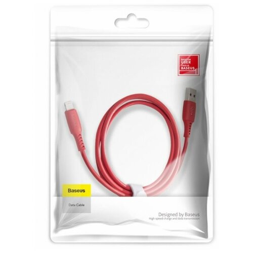 Data кабель USB Baseus CALDC-09 для iP5, 1,2м красный аксессуар baseus fish eye spring usb lightning red calsr 09