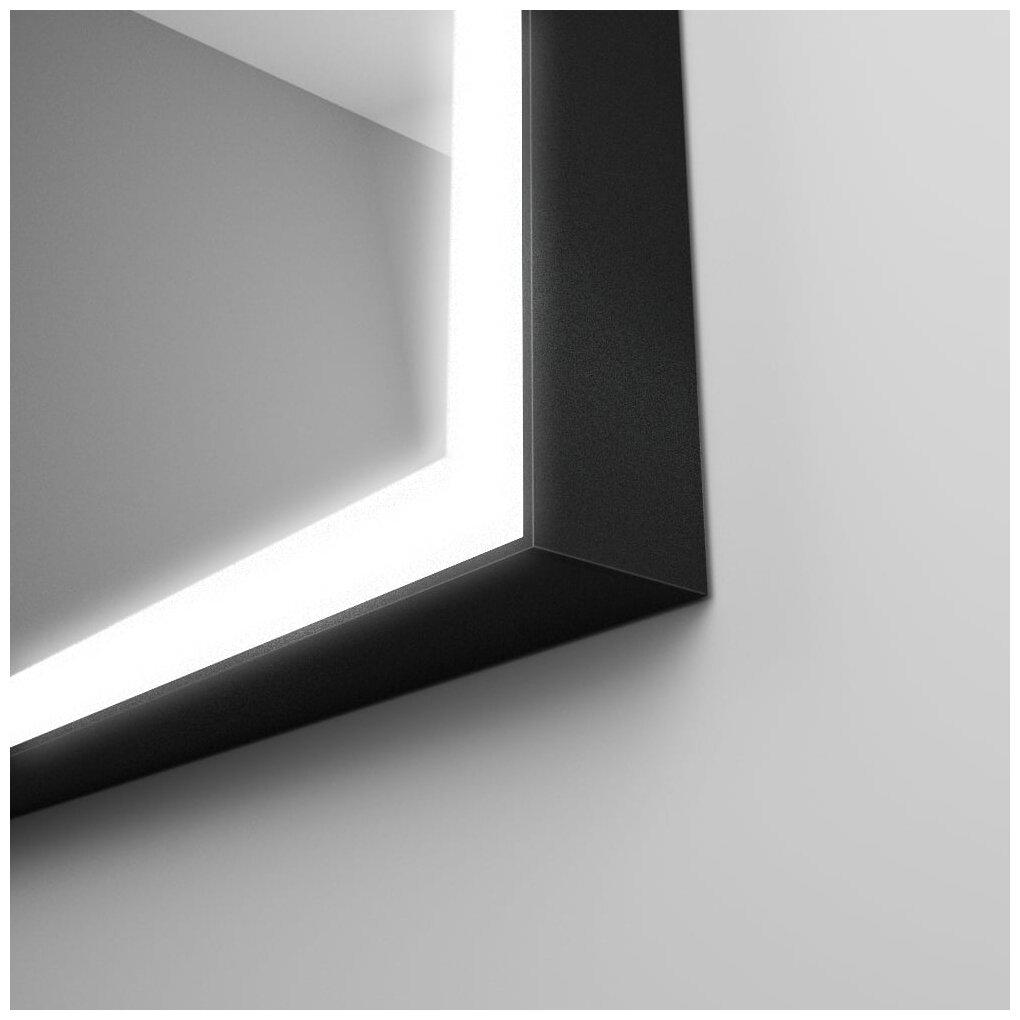 Зеркало с подсветкой 1000х80 LED сенсор в ванную настенное - фотография № 7