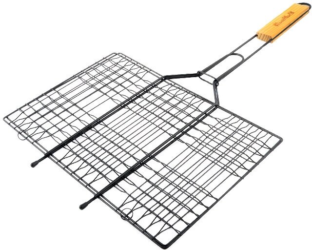 Решетка-гриль 55 (+3) х34х22х2 см антипригарная универсальная 'Твой Пикник'