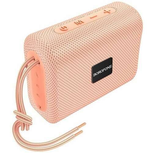Портативная колонка Borofone BR18 BluetoothUSBTFAUX5Вт розовая 114200₽